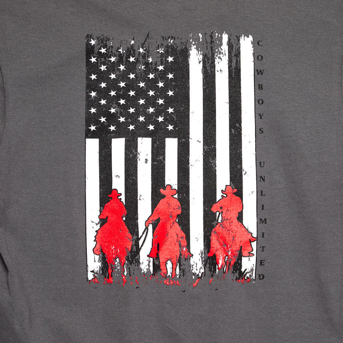 Moss Brothers Boys American Posse Charcoal Tee