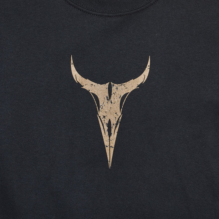 Moss Brothers Black Camo Longhorn Tee