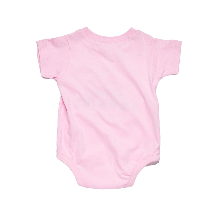 Moss Brothers Girls Pink Cowgirl Around Onesie