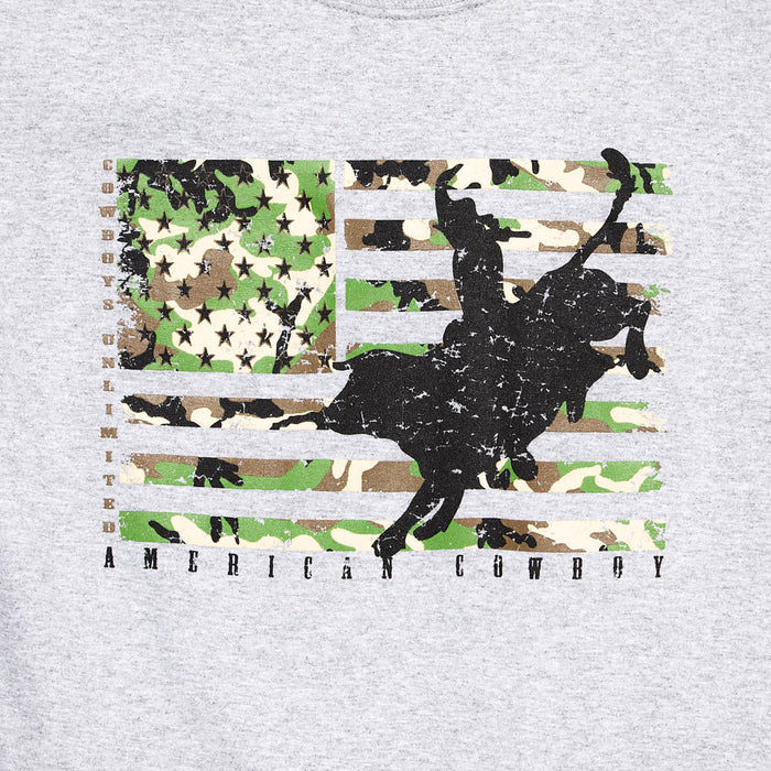 Moss Brothers Grey Camo Bull Tee