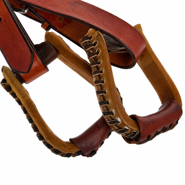 Scott Thomas Custom Saddles Kids Rawhide EZ Stirrups