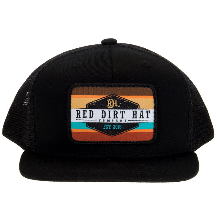 Red Dirt Hat Company Co Youth Army Sunset Black Cap