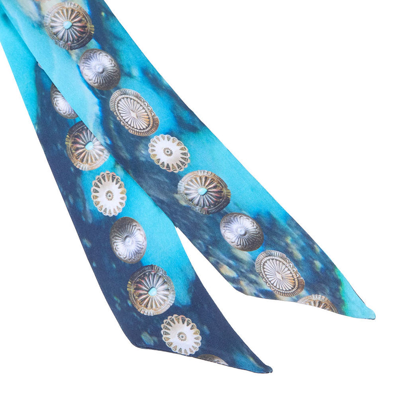 Fringe Scarves Kingsman Turquoise Twilly