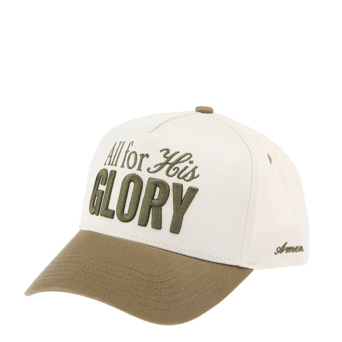 Kenzkustomz Olive All For His Glory Cap