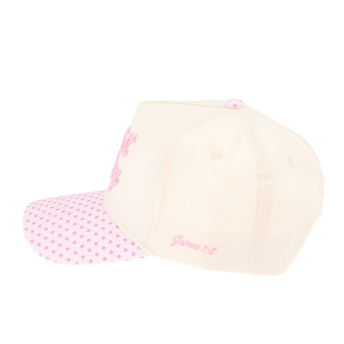 Kenzkustomz Pink Polka Dot Count It All Joy Cap