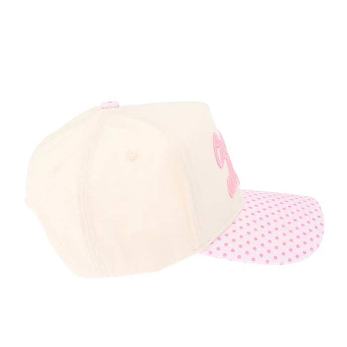 Kenzkustomz Pink Polka Dot Count It All Joy Cap