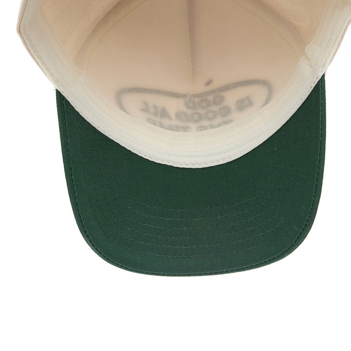 Kenzkustomz God Is Good Green Vintage Trucker Cap