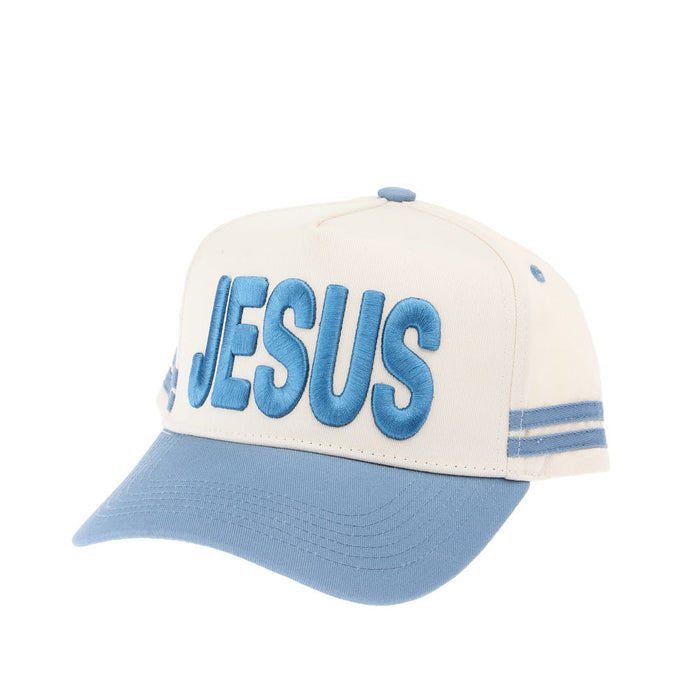 Kenzkustomz Women's Jesus Vintage Blue Cap