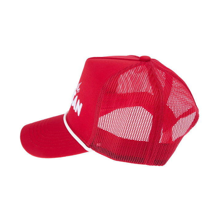 Kenzkustomz Women's Red Living The American Dream Cap