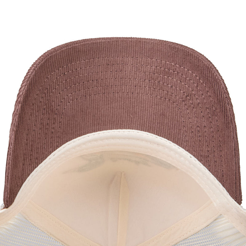 Kenzkustomz Lucky Duck Brown Corduroy Cap