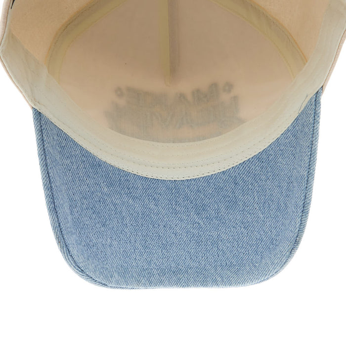 Kenzkustomz Make Heaven Crowded Denim Blue Trucker Cap