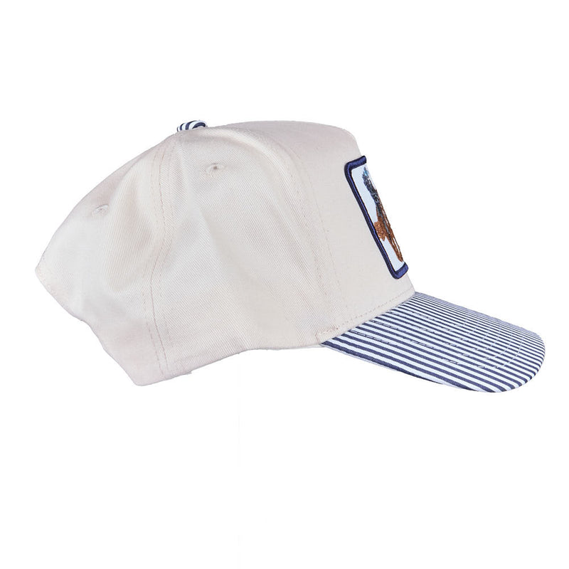 Kenzkustomz The World Needs More Cowgirls Blue Striped Cap