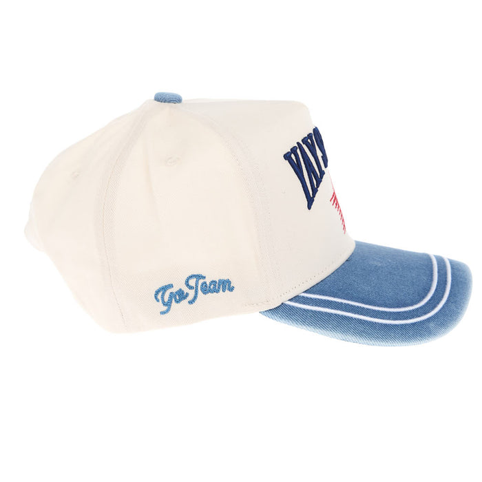 Kenzkustomz Yay Sports Denim Blue Vintage Trucker Cap
