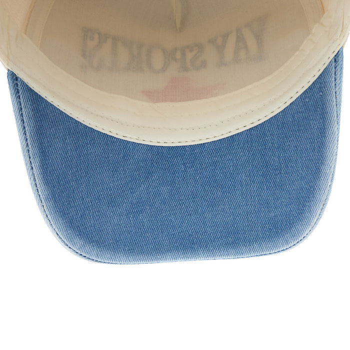 Kenzkustomz Yay Sports Denim Blue Vintage Trucker Cap