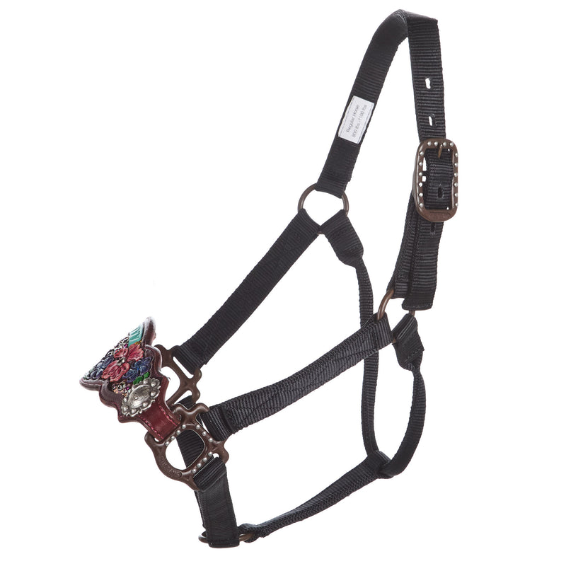 Kk Leathers Hawaiian Floral Bronc Halter