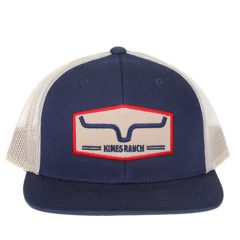 Kimes Ranch Navy Replay Trucker Cap