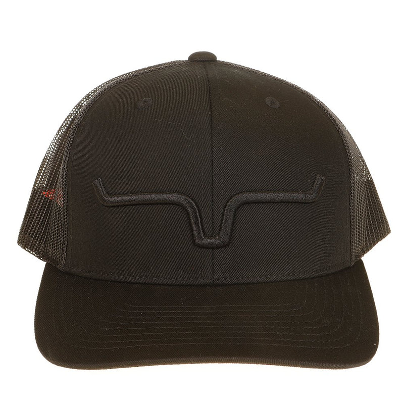Kimes Ranch Black Weekly Trucker Cap