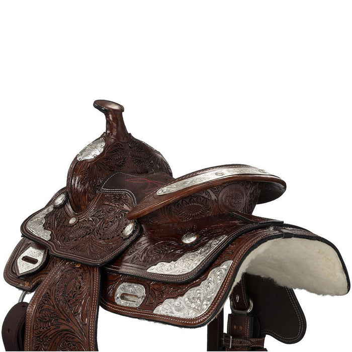 Tough 1 13in McCoy Trail Saddle with Silver