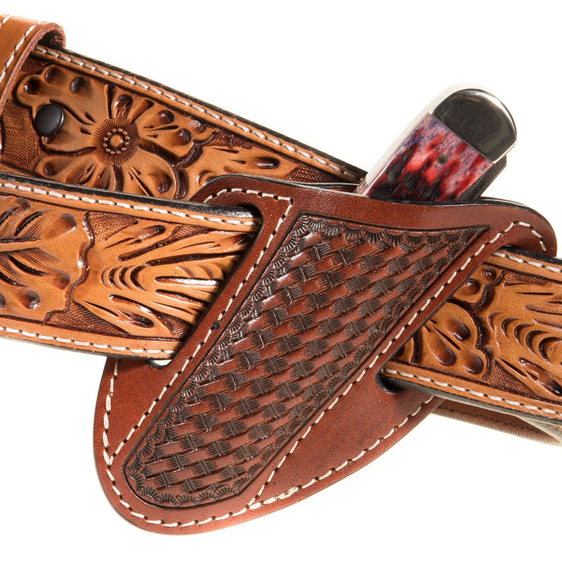 Western Fashion Basket Weave Knife Sheath KS272
