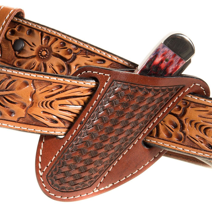 Ranger Belt Basket Weave Knife Sheath KS272 Ranger Belt Basket Weave Knife Sheath KS272