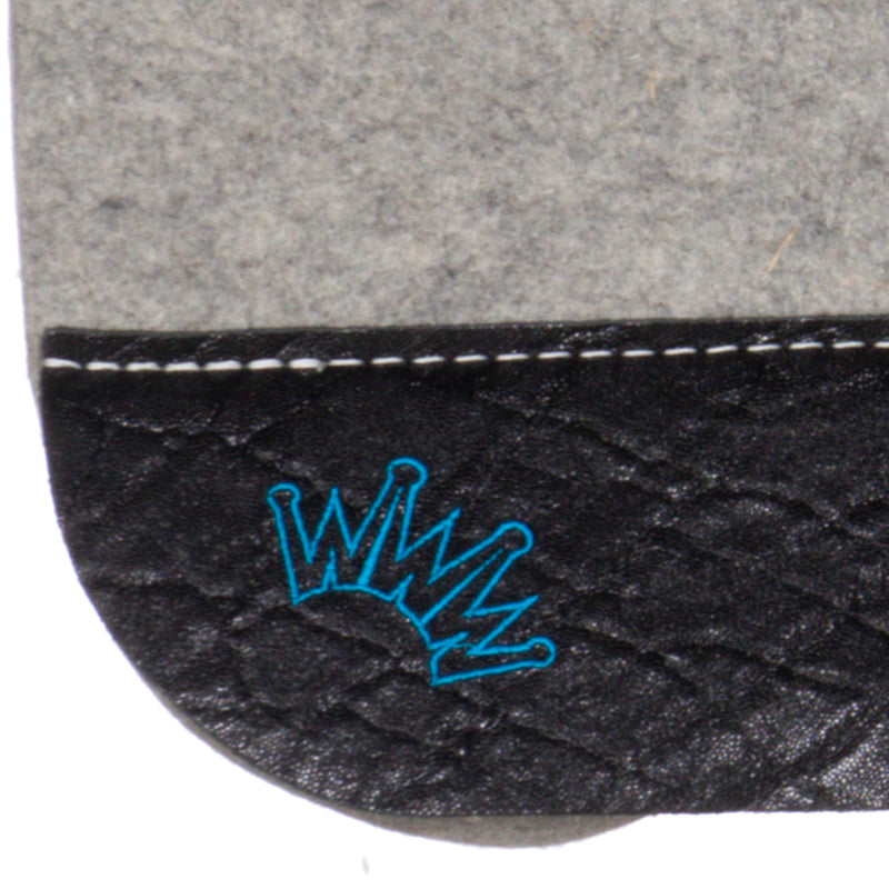 Best Ever Pads Kush 1 Inch Felt Saddle Pad with Black Elephant Wear Leathers