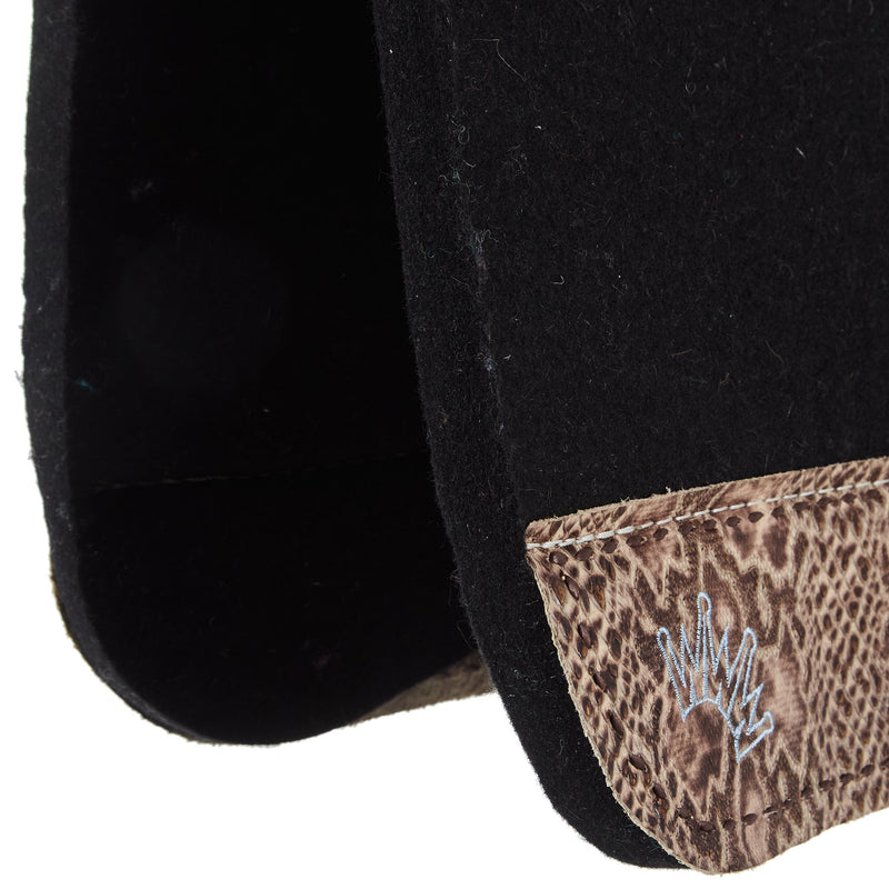 Best Ever Pads Kush Python Buckstitch Felt Saddle Pad