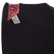 Best Ever Pads Kush Pink Floral Black Felt Saddle Pad