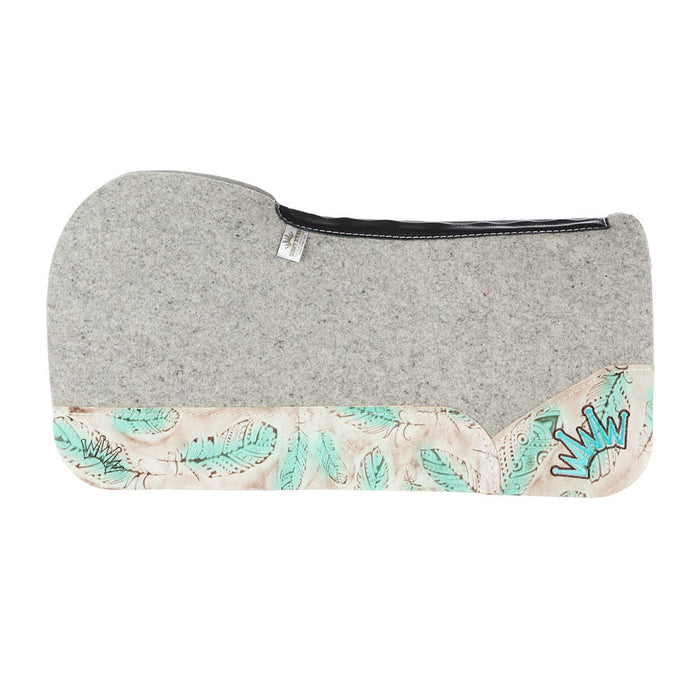 Best Ever Pads 1in Kush Feather Tuscan Wither Relief Saddle Pad