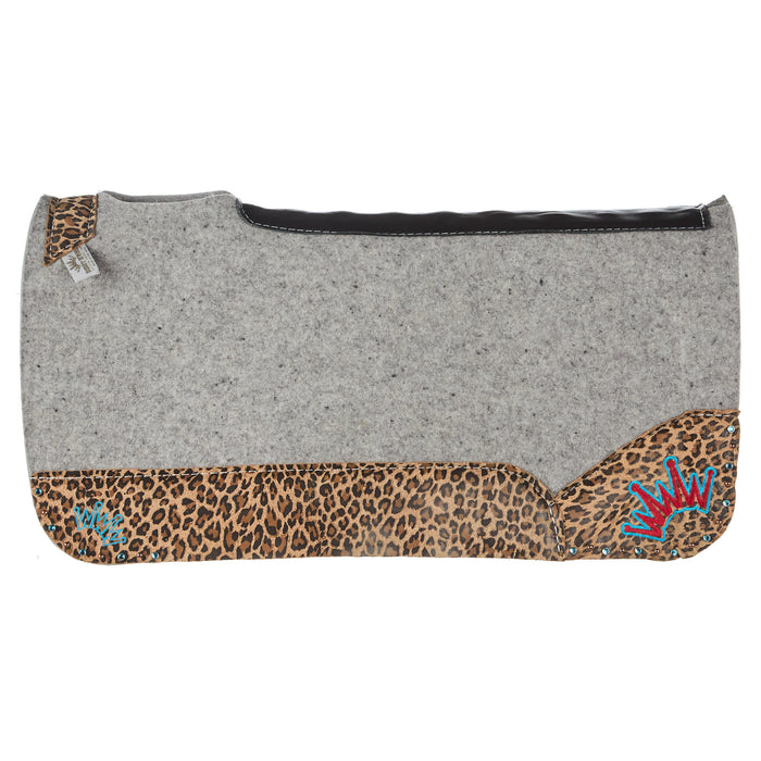 Best Ever Pads Kush Leopard Felt Saddle Pad