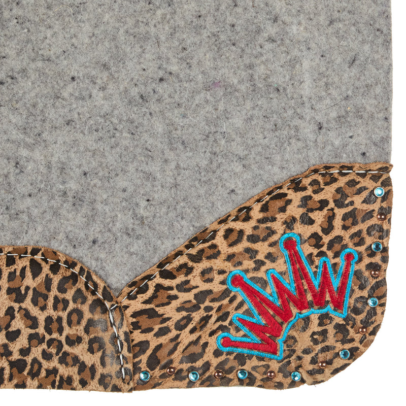 Best Ever Pads Kush Leopard Felt Saddle Pad