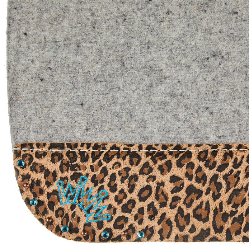 Best Ever Pads Kush Leopard Felt Saddle Pad