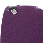 Best Ever Pads Kush 3/4 Inch Purple Felt Saddle Pad with Black Wear Leathers