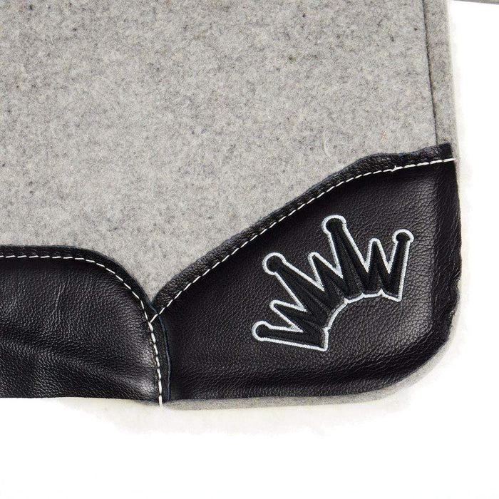 28x28 3/4 Gray Kush Fleece Saddle Pad (#82652)