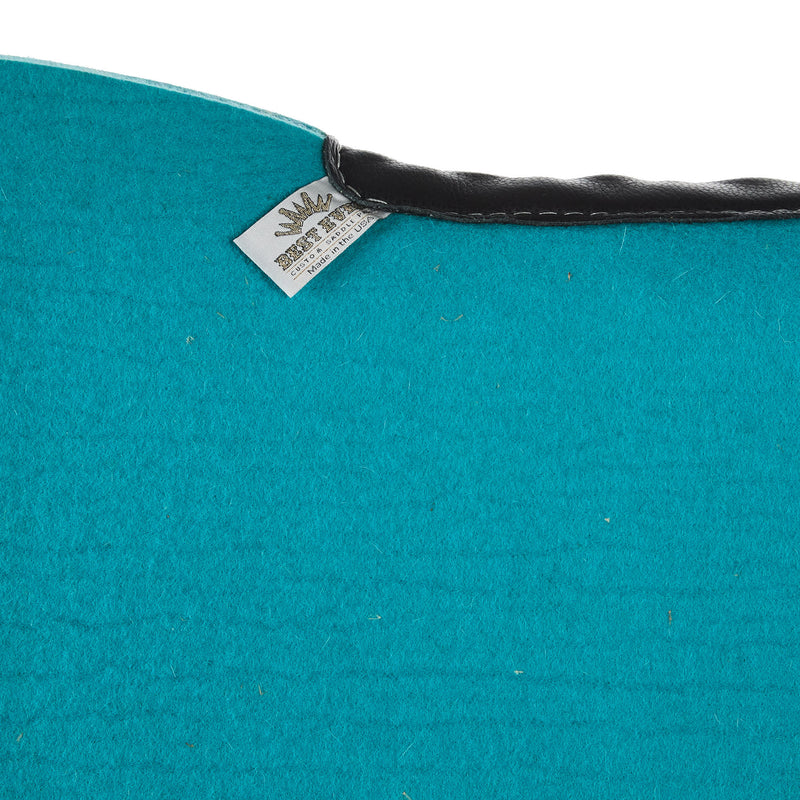 Best Ever Pads Kush Turquoise Leopard Wither Relief Saddle Pad