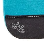 Best Ever Pads Kush 3/4 Inch Turquoise Felt Saddle Pad with Black Wear Leathers