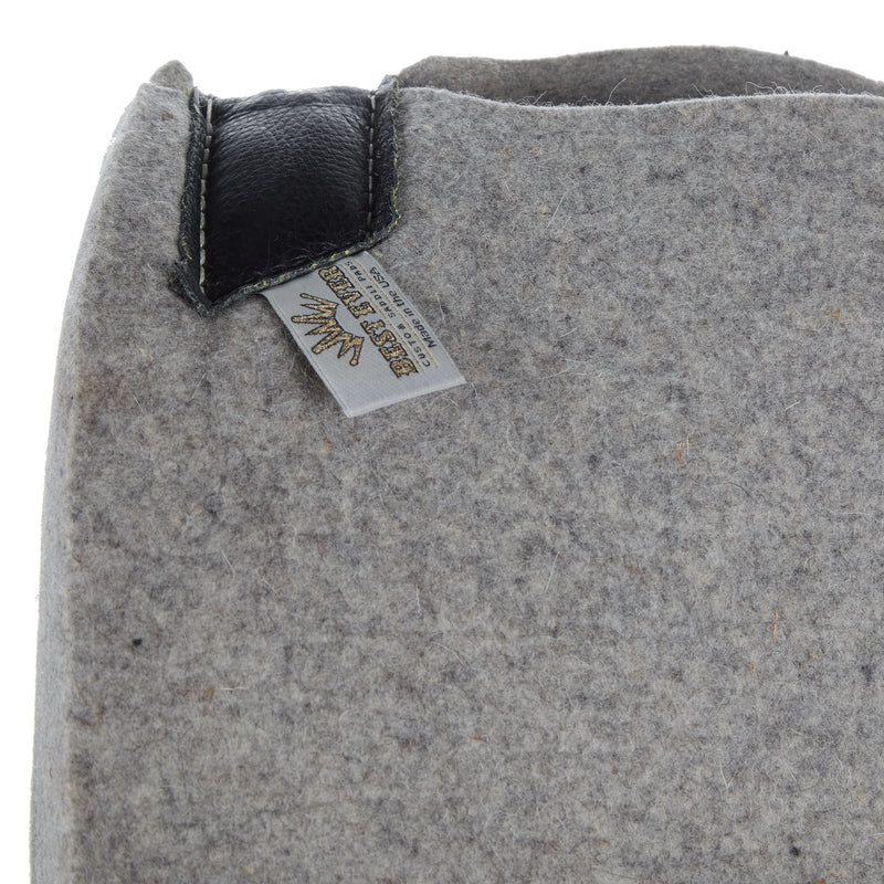 Best Ever Pads 1 1/4 Inch Felt Saddle Pad with Smooth Black Wear Leathers
