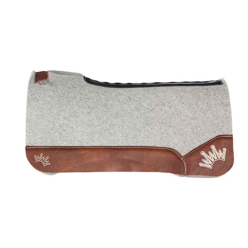 Best Ever Pads Kush 1 1/4in Smooth Brown Saddle Pad