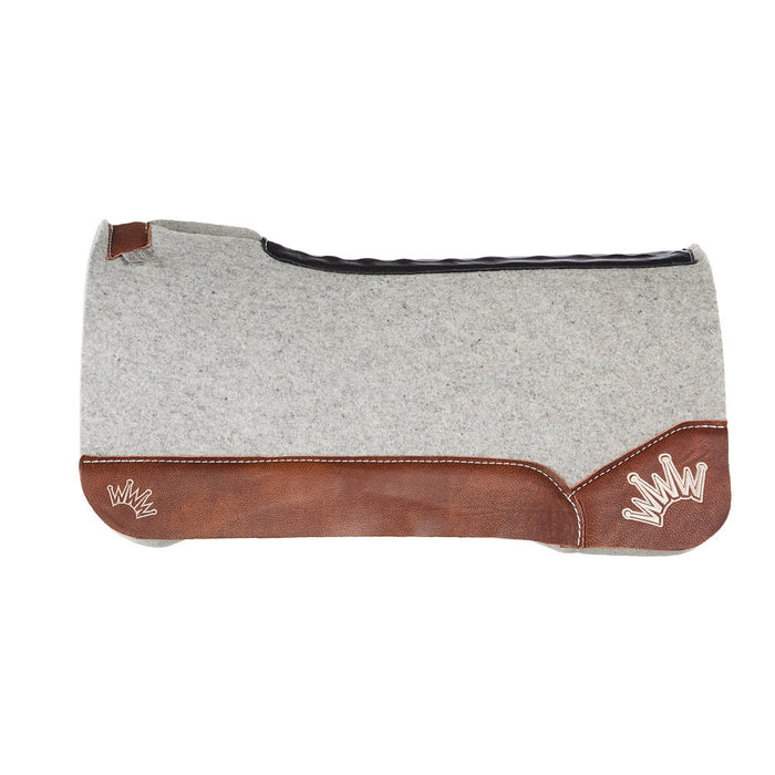 Best Ever Pads Kush 1 1/4in Smooth Brown Saddle Pad
