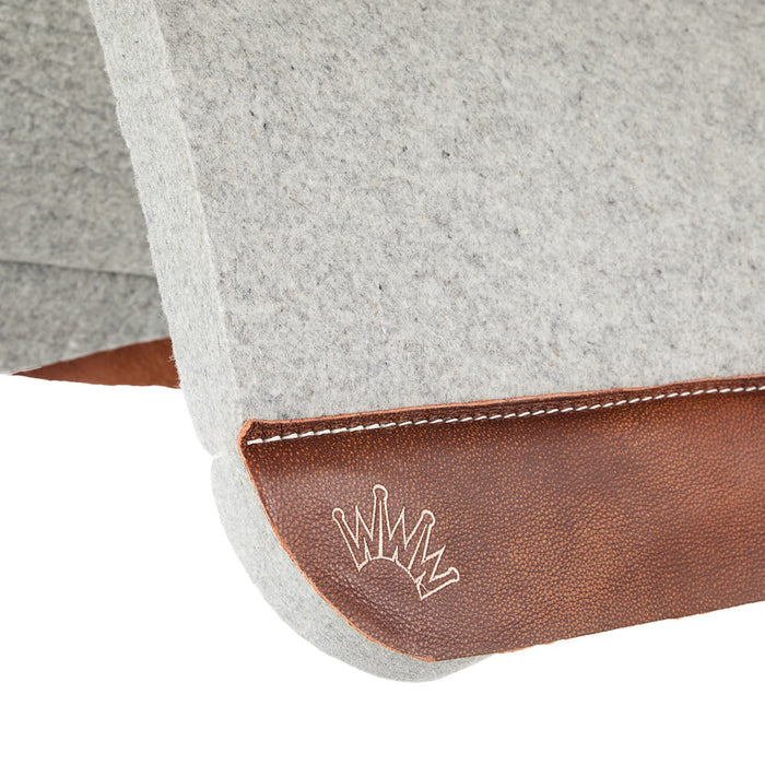 Best Ever Pads Kush 1 1/4in Smooth Brown Saddle Pad