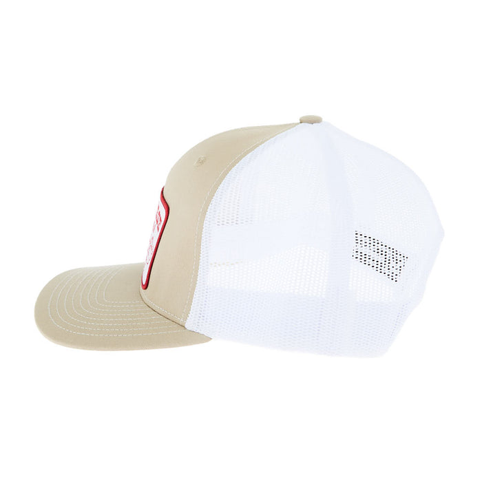 Cactus Alley Hat Co Bucking Horse Khaki/White Cap