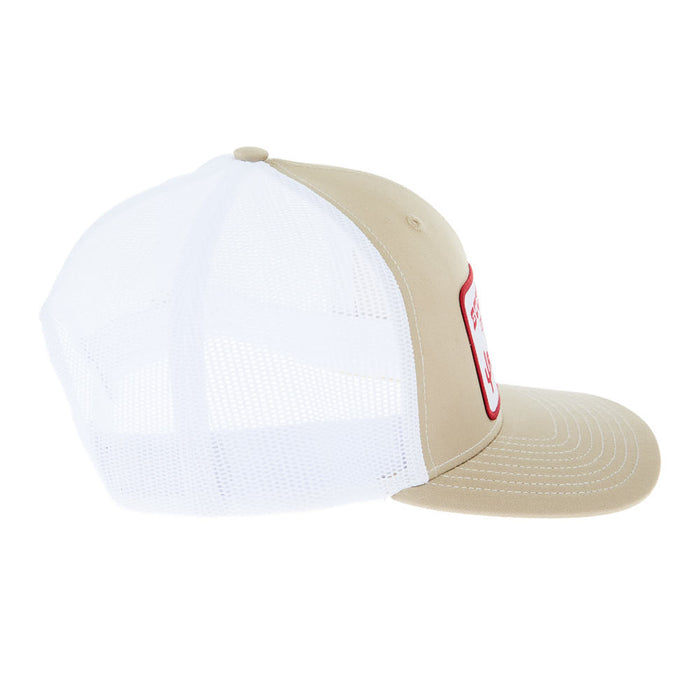 Cactus Alley Hat Co Bucking Horse Khaki/White Cap
