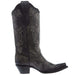 Circle G Women's Black Embroidery 13 Top Snip Toe Cowgirl Boot