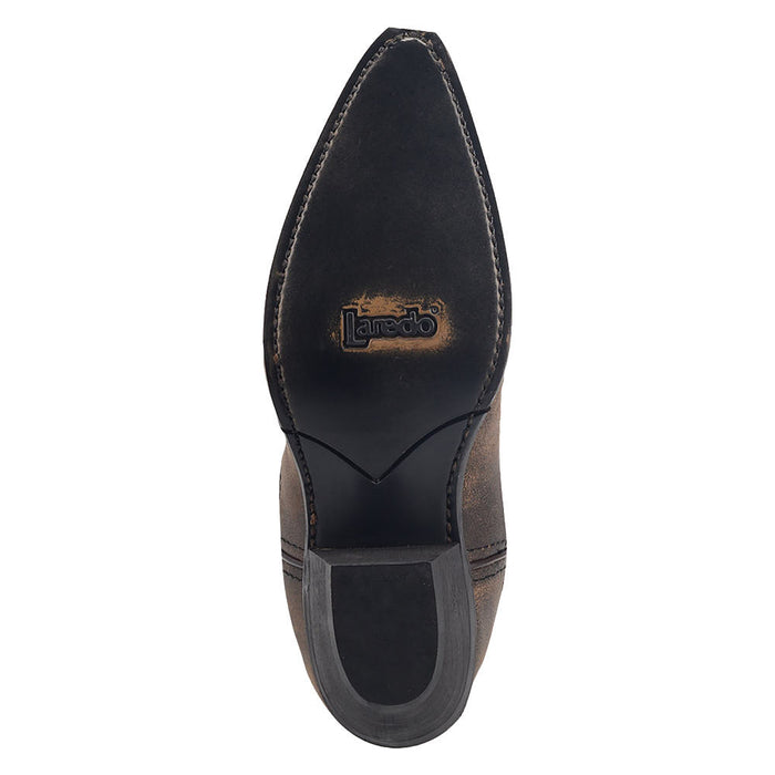 Laredo Women's Access Brown Snip Toe Boots