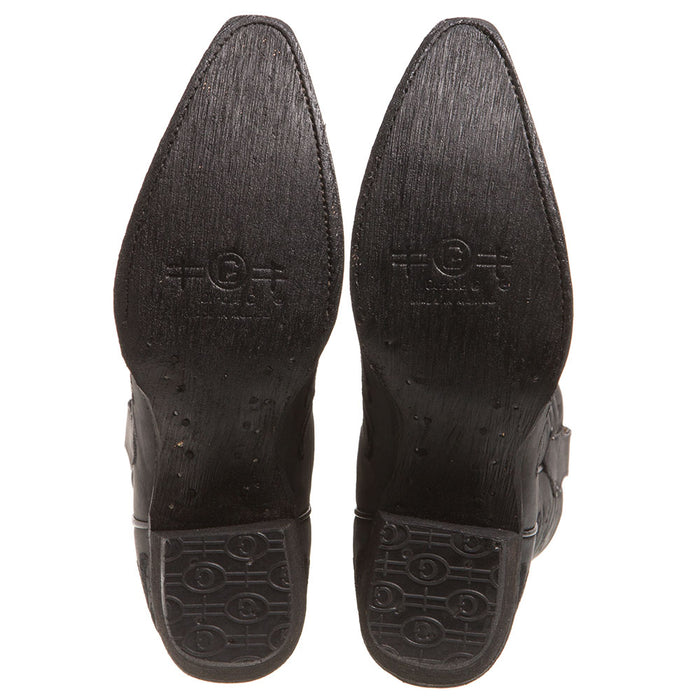 Circle G Women's Black Filigree Snip Toe Cowgirl Boots