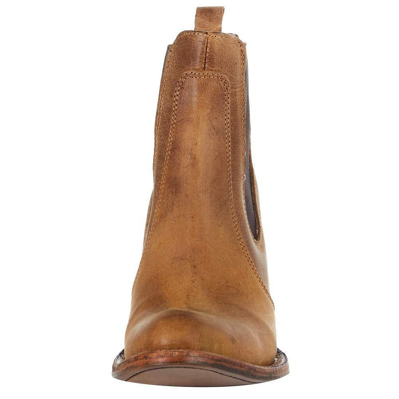 Circle G Womens Tan/Elastic Ankle Bootie