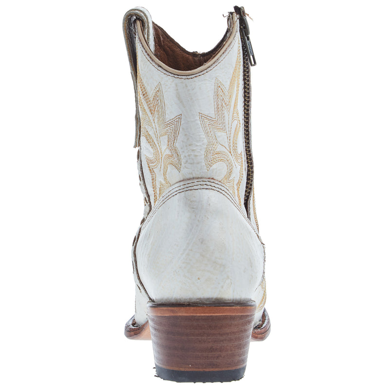 Circle G Womens Velo Pearl 7in Zipper Top Bootie