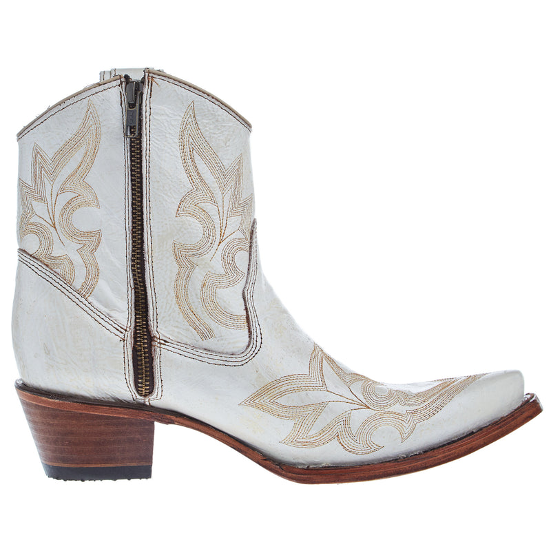 Circle G Womens Velo Pearl 7in Zipper Top Bootie