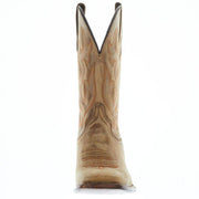 Circle G Men's Tan Cowhide Vamp 12in Tan Cowhide Top