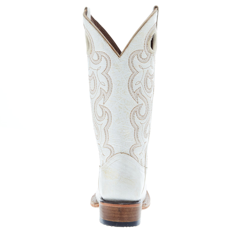 Circle G Womens Velo Pearl Cutout 12in Embroidery Top Cowgirl Boot