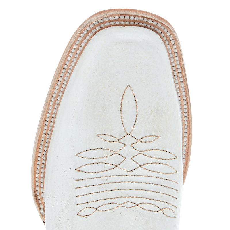 Circle G Womens Velo Pearl Cutout 12in Embroidery Top Cowgirl Boot